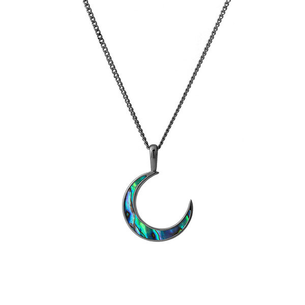 Γυναικείο κολιέ με μενταγιόν φεγγάρι