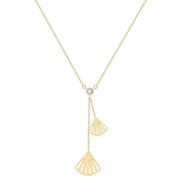 Γυναικείο  κολιέ με μενταγιόν σε σχήμα αχιβάδας