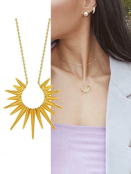 Uus mudel naiste kaasaegne kaelakee - kaks värvi