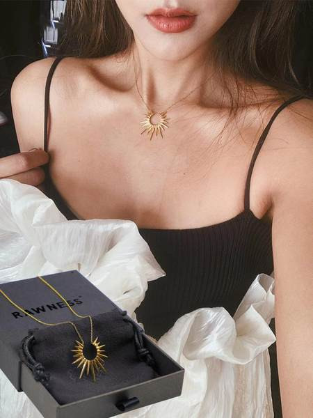 Uus mudel naiste kaasaegne kaelakee - kaks värvi