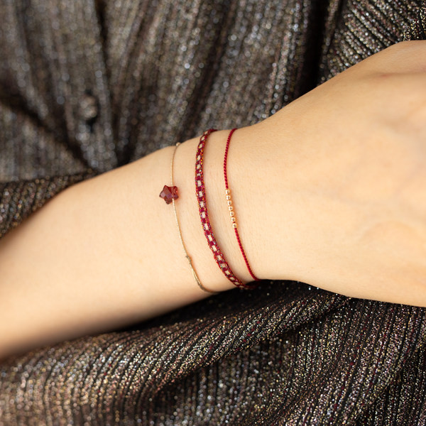 Γυναικείο βραχιόλι με μενταγιόν με αστέρι