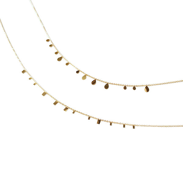 Naiste õrn kaelakee - kaks mudelit