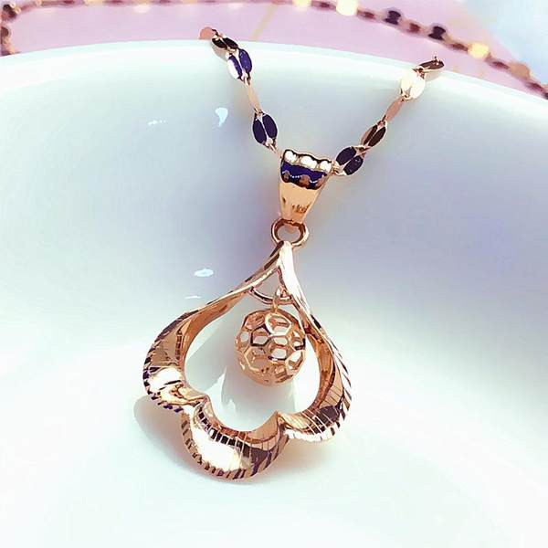 Γυναικείο χρυσό  χρώμα κολιέ με χρωματιστές διακοσμητικές πέτρες