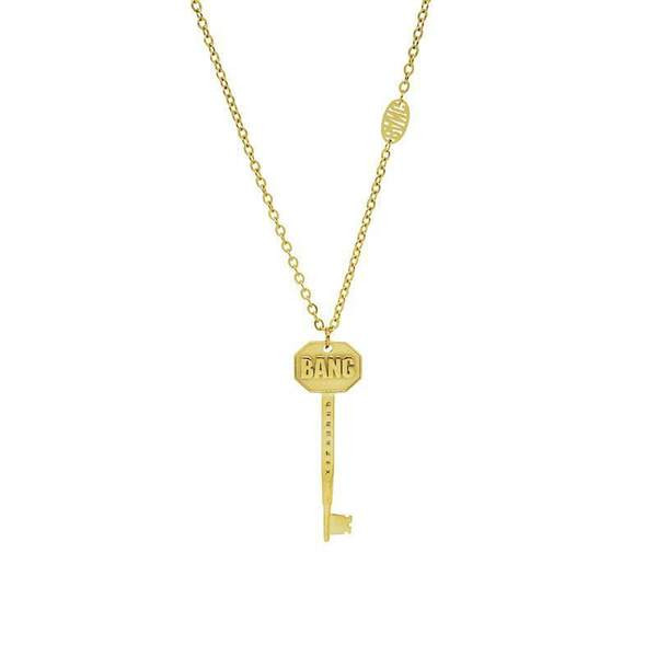 Γυναικείο κολιέ με μενταγιόν  κλειδί