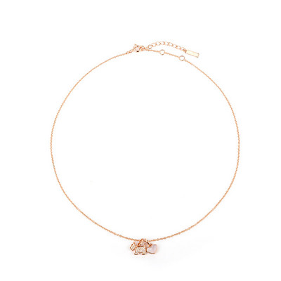 Γυναικείο κολιέ με μενταγιόν και πέτρες