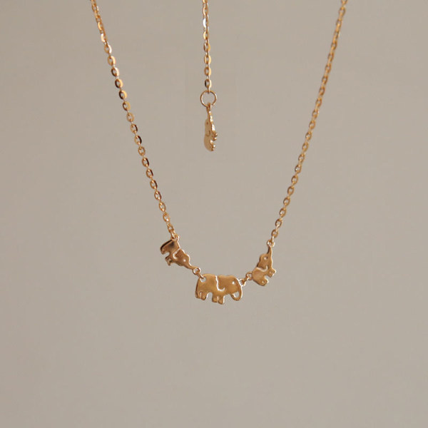 Kasdieniai moteriški karoliai su dramblio puošmena