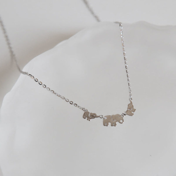 Kasdieniai moteriški karoliai su dramblio puošmena