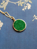 Νέο μοντέλο λεπτή γυναικεία αλυσίδα με μενταγιόν - χρυσό χρώμα