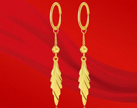 Κρεμαστά γυναικεία σκουλαρίκια σε χρυσό χρώμα