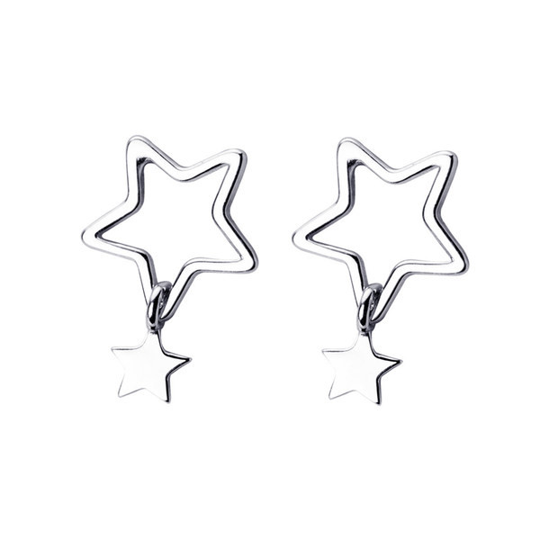 Γυναικεία casual σκουλαρίκια σε σχήμα αστεριού