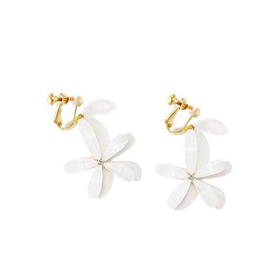 Γυναικεία κρεμαστά σκουλαρίκια - λουλούδι