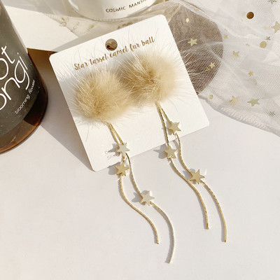 Καθημερινά σκουλαρίκια με πούπουλα