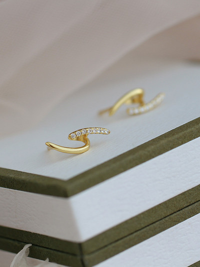 Naiste väikesed kivikestega kõrvarõngad