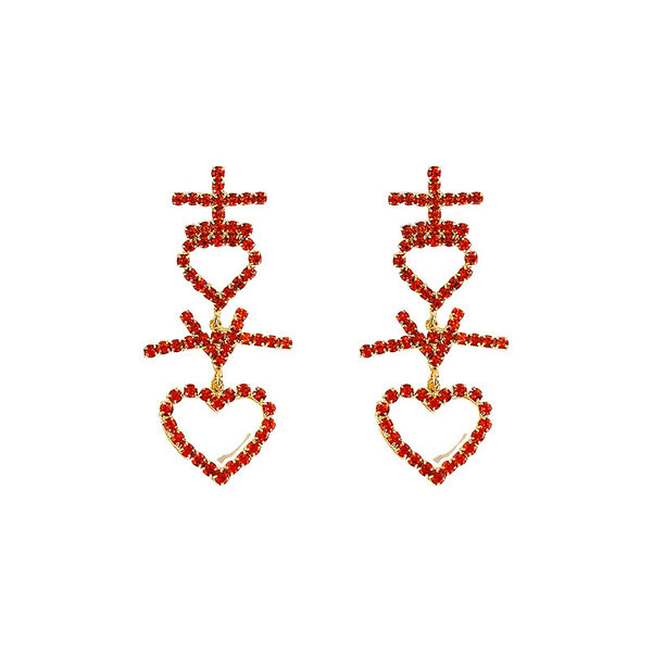 Νέο μοντέλο γυναικεία κρεμαστά σκουλαρίκια με πέτρες