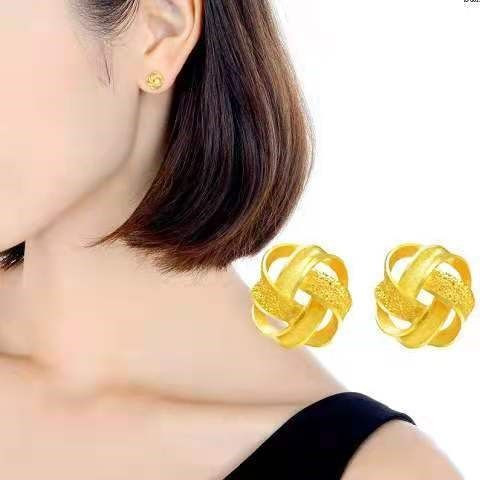 Zlatne naušnice okruglog oblika