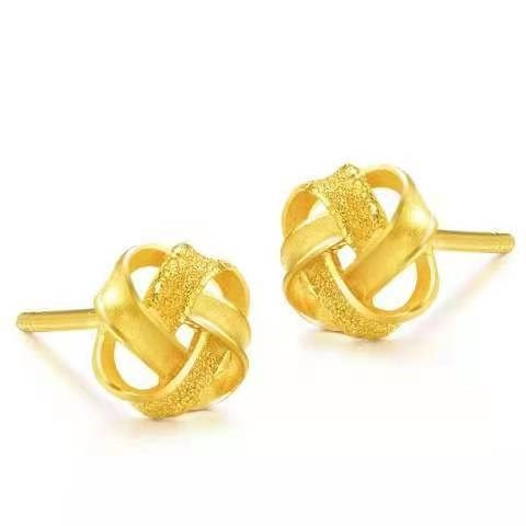 Zlatne naušnice okruglog oblika