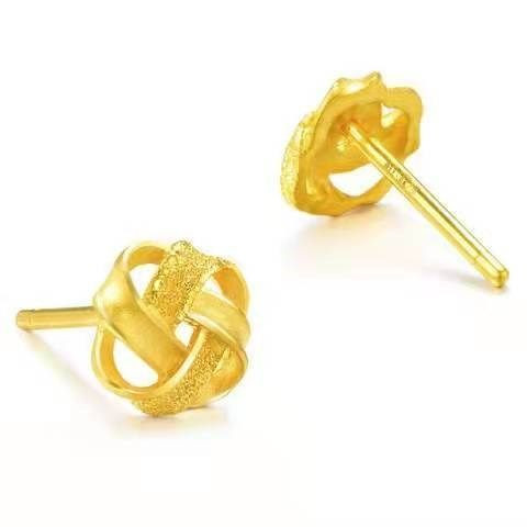 Zlatne naušnice okruglog oblika