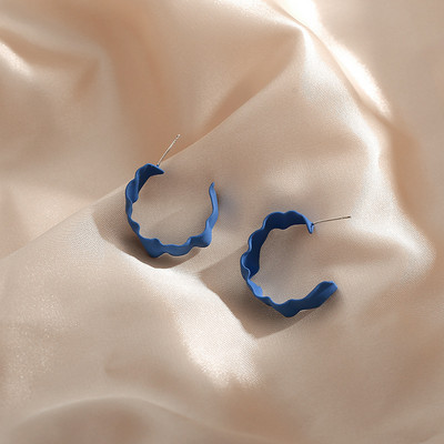 Moodsad sinist värvi naiste kõrvarõngad tüüpi sõrmused