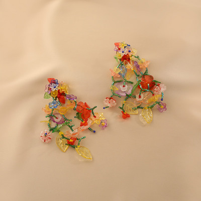 Χρωματιστά γυναικεία σκουλαρίκια με χάντρες