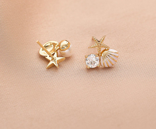 Ženske naušnice sa kamenčićima u više boja