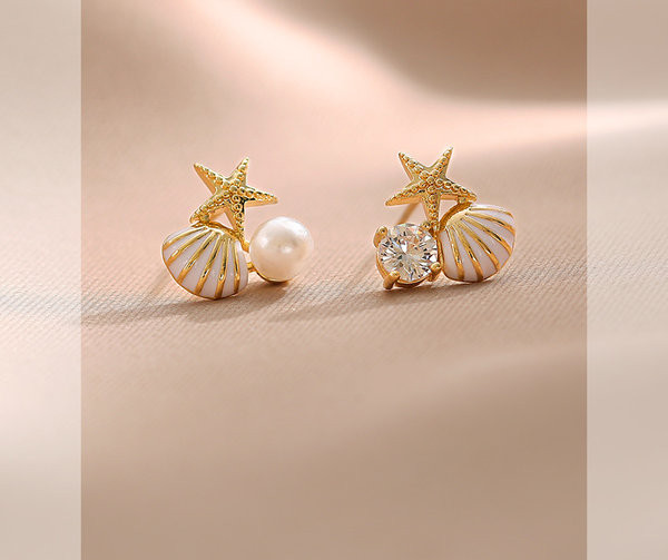 Ženske naušnice sa kamenčićima u više boja