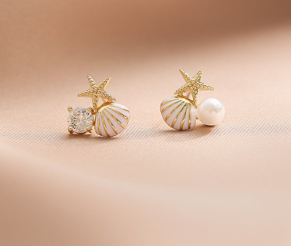 Ženske naušnice sa kamenčićima u više boja