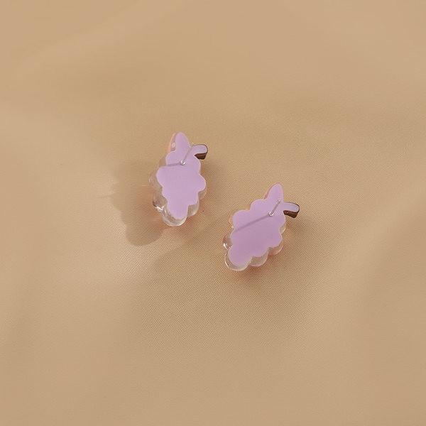 Kasdieniai moteriški vynuogių formos auskarai