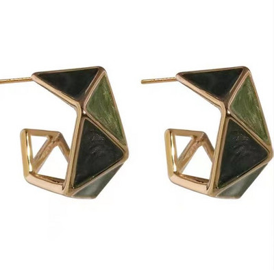 Νέο μοντέλο σκουλαρίκια με διακοσμητικές πέτρες για γυναίκες