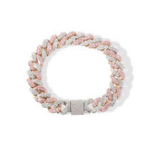 Massiivne dekoratiivkividega käevõru