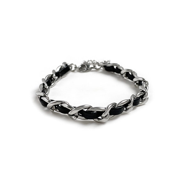 Casual γυναικείο βραχιόλι σε μαύρο χρώμα