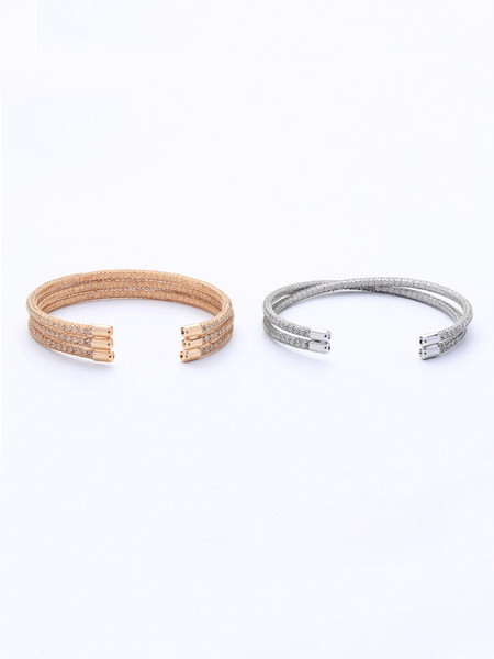 Νέο μοντέλο γυναικείο βραχιόλι με πέτρες σε χρυσό και ασημί χρώμα