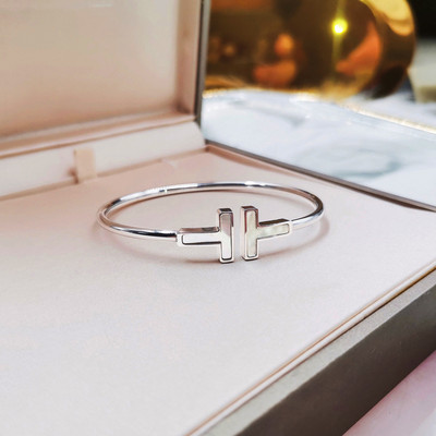 Μοντέρνο γυναικείο βολβό τύπου βραχιόλι - χρυσό και ασημί χρώμα