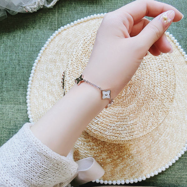 Γυναικείο βραχιόλι διπλό ή μονό με μενταγιόν