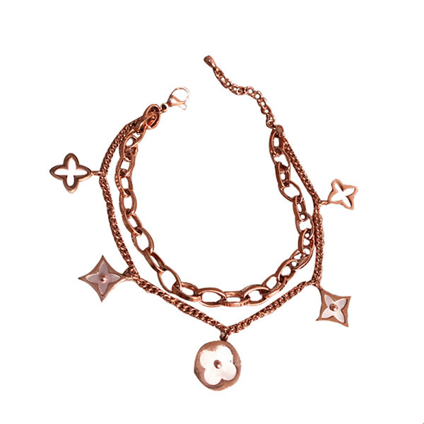 Γυναικείο βραχιόλι διπλό ή μονό με μενταγιόν