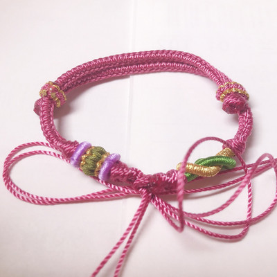 Γυναικείο υφασμάτινο βραχιόλι - διαφορετικά χρώματα