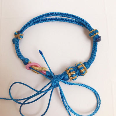 Γυναικείο υφασμάτινο βραχιόλι - διαφορετικά χρώματα