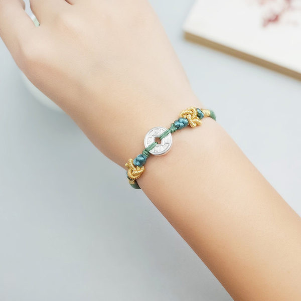 Ženska tekstilna narukvica - različite boje