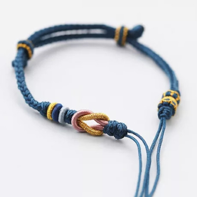 Casual γυναικείο υφασμάτινο βραχιόλι με γραβάτες