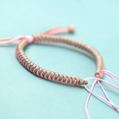 Περιστασιακό γυναικείο υφασμάτινο βραχιόλι - πολλά χρώματα