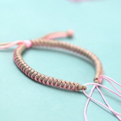 Περιστασιακό γυναικείο υφασμάτινο βραχιόλι - πολλά χρώματα