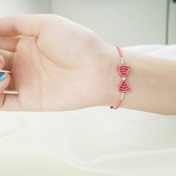 Γυναικείο υφασμάτινο βραχιόλι σε πολλά χρώματα