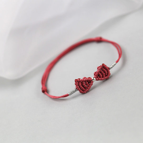 Γυναικείο υφασμάτινο βραχιόλι σε πολλά χρώματα