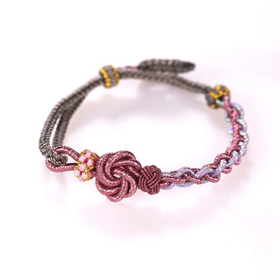 Βραχιόλι υφασμάτινο με κόμπο