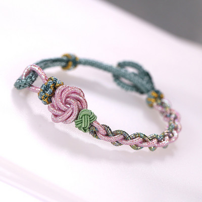 Βραχιόλι υφασμάτινο με κόμπο