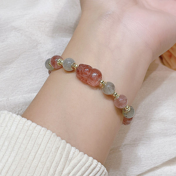 Naiste kaasaegne värviliste helmestega käevõru