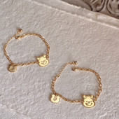 Γυναικείο βραχιόλι με μενταγιόν κατάλληλο για καθημερινή χρήση