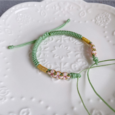 Γυναικείο υφασμάτινο βραχιόλι σε πολλά χρώματα