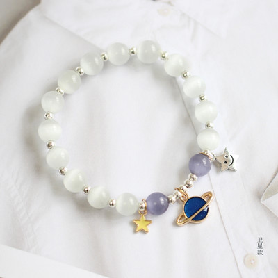 Νέο μοντέλο γυναικείο βραχιόλι με πέτρες και μενταγιόν