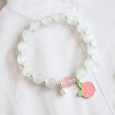 Νέο μοντέλο γυναικείο βραχιόλι με πέτρες και μενταγιόν