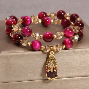 Διπλό βραχιόλι με χρωματιστές χάντρες - διαφορετικά μοντέλα